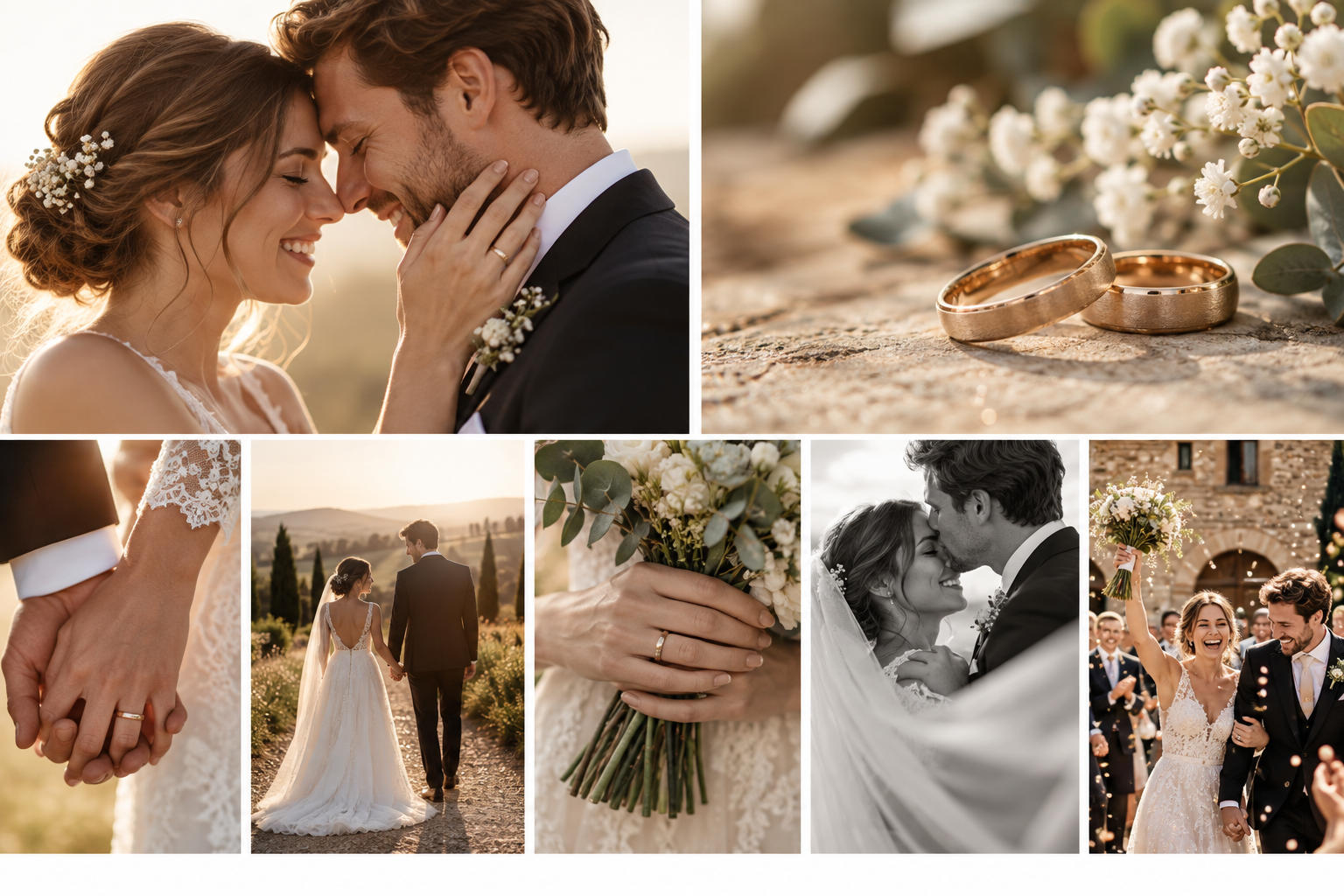 Hochzeitsimpressionen und Trauringe