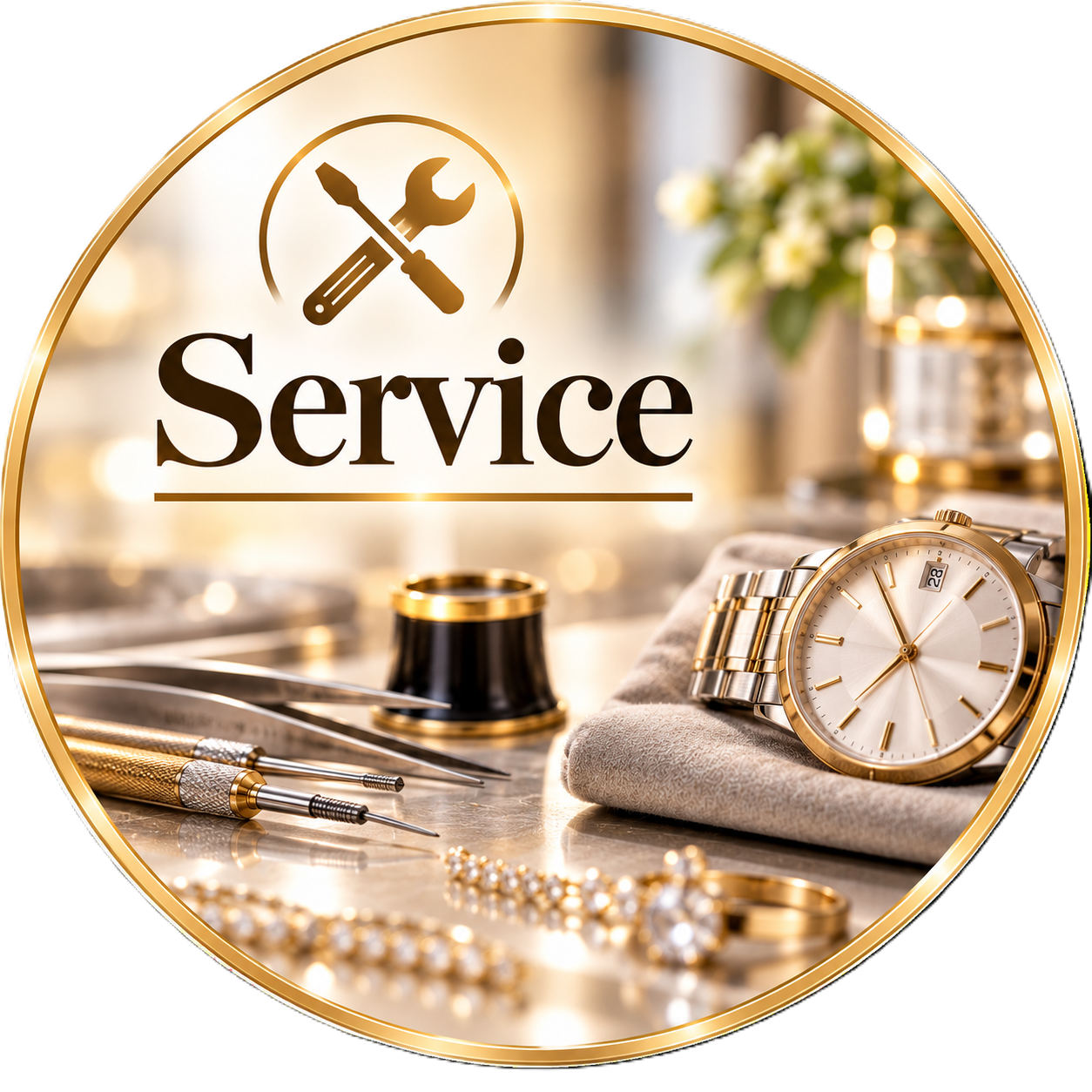 Service für Uhren und Schmuck